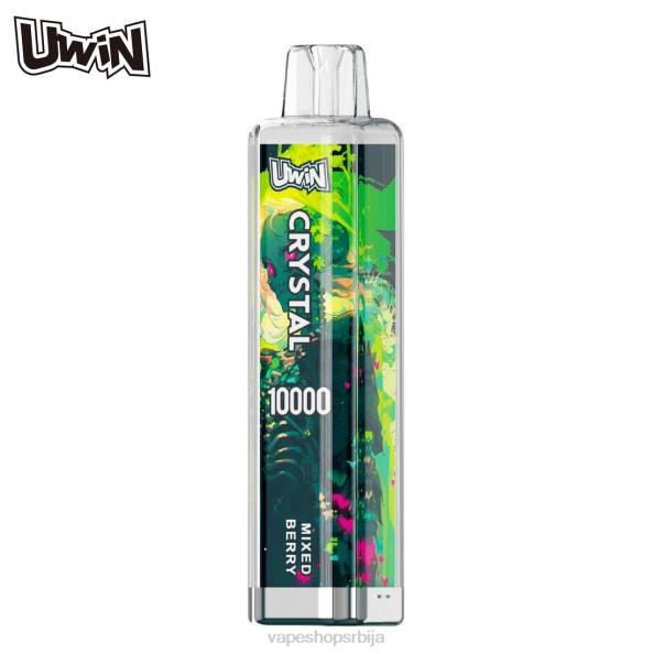 UWIN CRYSTAL 10000 вапе за једнократну употребу мешана бобица D08814 - Vape Shop Beograd