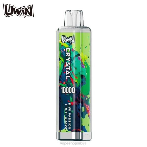 UWIN CRYSTAL 10000 вапе за једнократну употребу киви маракуја гуава D0888 - Vape Bez Nikotina