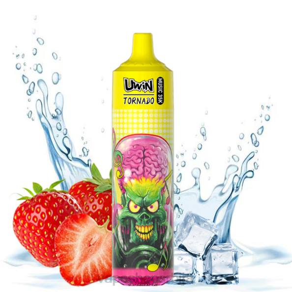 UWIN CRYSTAL 35к вапе за једнократну употребу лед од јагоде D08824 - Vape Shop Beograd