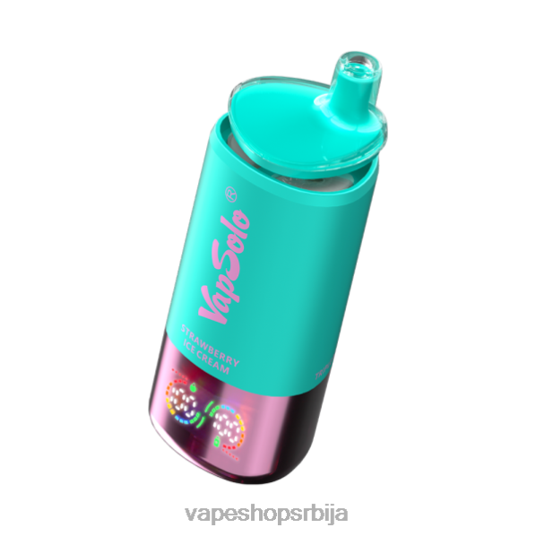VapSolo Triple 30000 пуффс лед од лубенице и лед од јагоде и трострука диња - Vape Pen B6R0F10