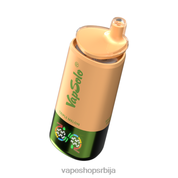 VapSolo Triple 30000 пуффс јагода малина и трострука диња и кисели ананас од манга - Vape Srbija B6R0F6