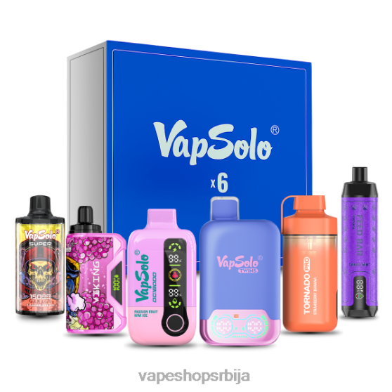 Vapsolo сет кутија изненађења насумични укуси 04XTR137 - Salt Vape Srbija