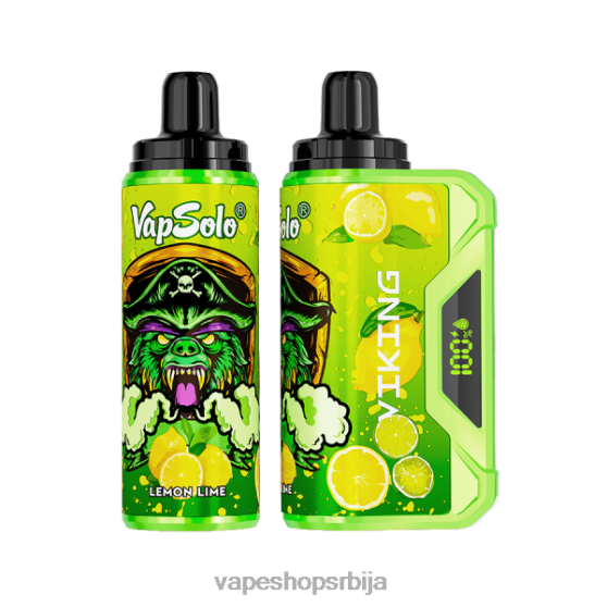 Vapsolo VIKING вапе за једнократну употребу лимун лимете 04XTR152 - Salt Vape Srbija