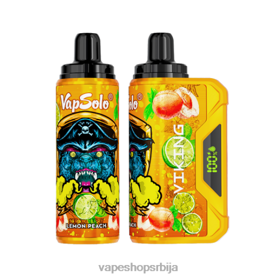 Vapsolo VIKING вапе за једнократну употребу лимунова бресква 04XTR153 - Vape Bez Nikotina