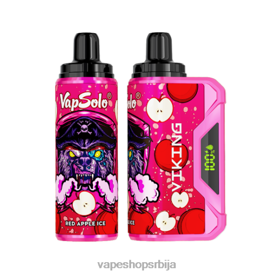 Vapsolo VIKING вапе за једнократну употребу лед од црвене јабуке 04XTR154 - Vape Shop Beograd
