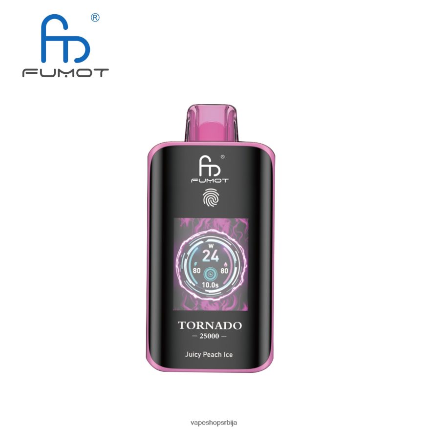 Salt Vape Srbija - Fumot Tornado 25000 вапе за једнократну употребу сочне брескве леда N608D67