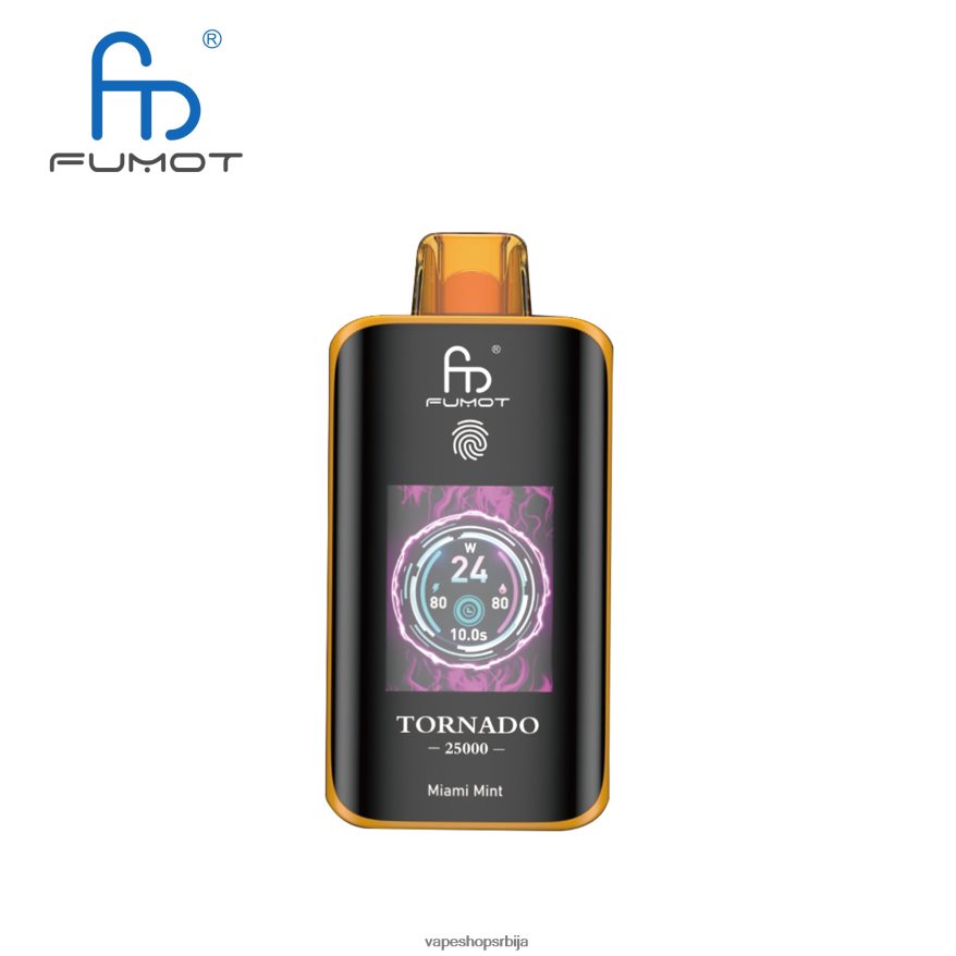 Vape Bez Nikotina - Fumot Tornado 25000 вапе за једнократну употребу миами минт N608D68