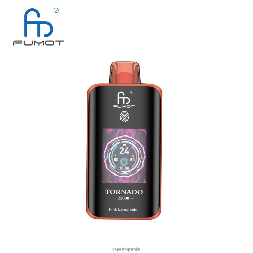 Vape Pen - Fumot Tornado 25000 вапе за једнократну употребу ружичаста лимунада N608D610