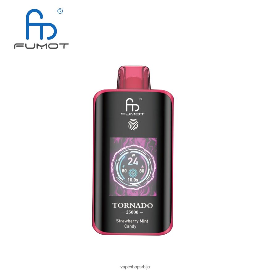 Vape Pen - Fumot Tornado 25000 вапе за једнократну употребу бомбоне од нане јагоде N608D615