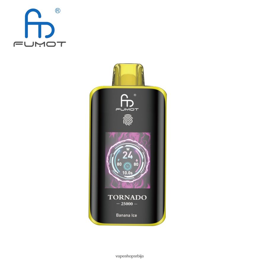Vape Srbija - Fumot Tornado 25000 вапе за једнократну употребу лед од банане N608D61