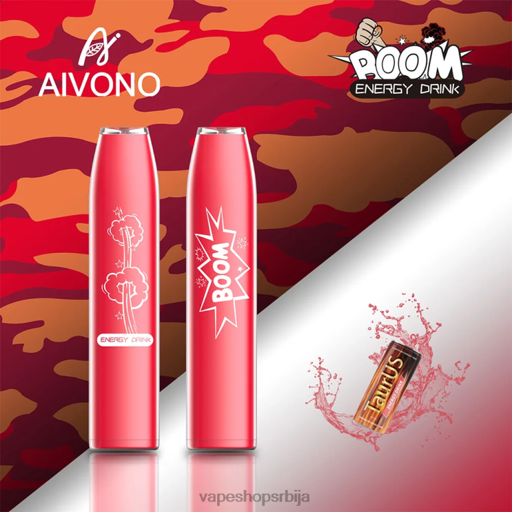 Aivono AIM BOOM 600 енергетско пиће 008DX358 - Vape Bez Nikotina