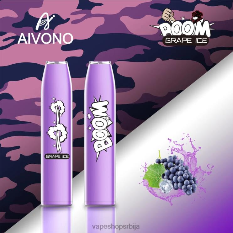 Aivono AIM BOOM 600 грожђани лед 008DX359 - Vape Shop Beograd