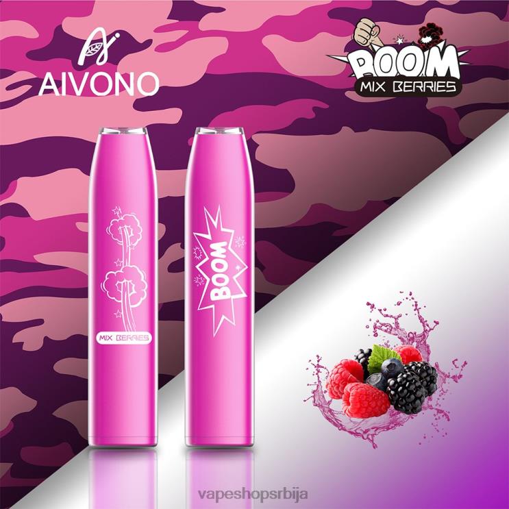 Aivono AIM BOOM 600 мешане бобице 008DX361 - Vape Srbija