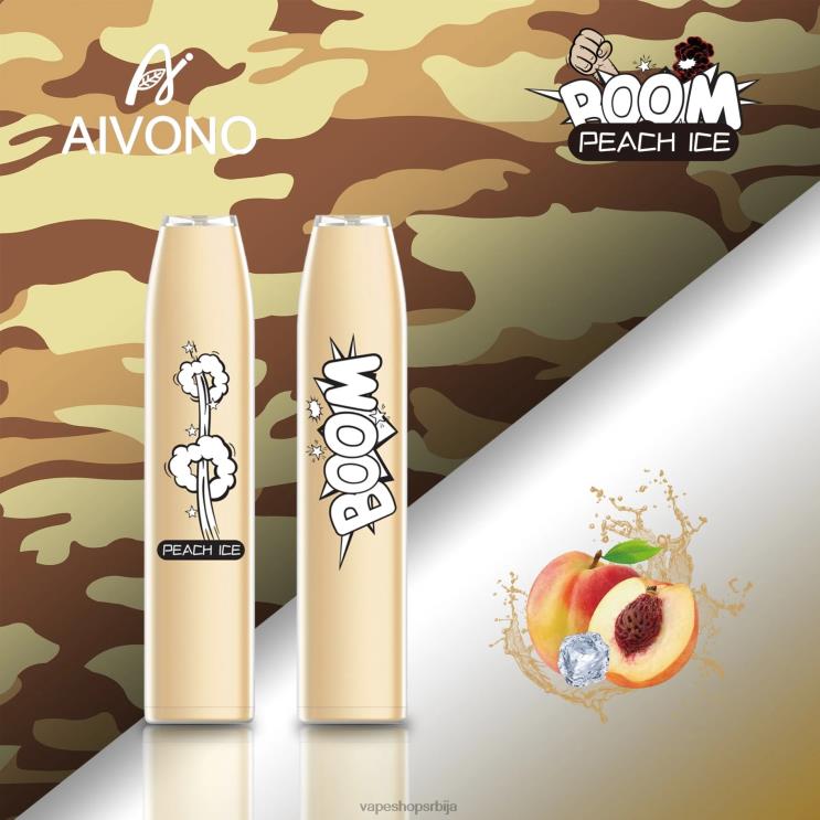 Aivono AIM BOOM 600 бресква леда 008DX362 - Salt Vape Srbija