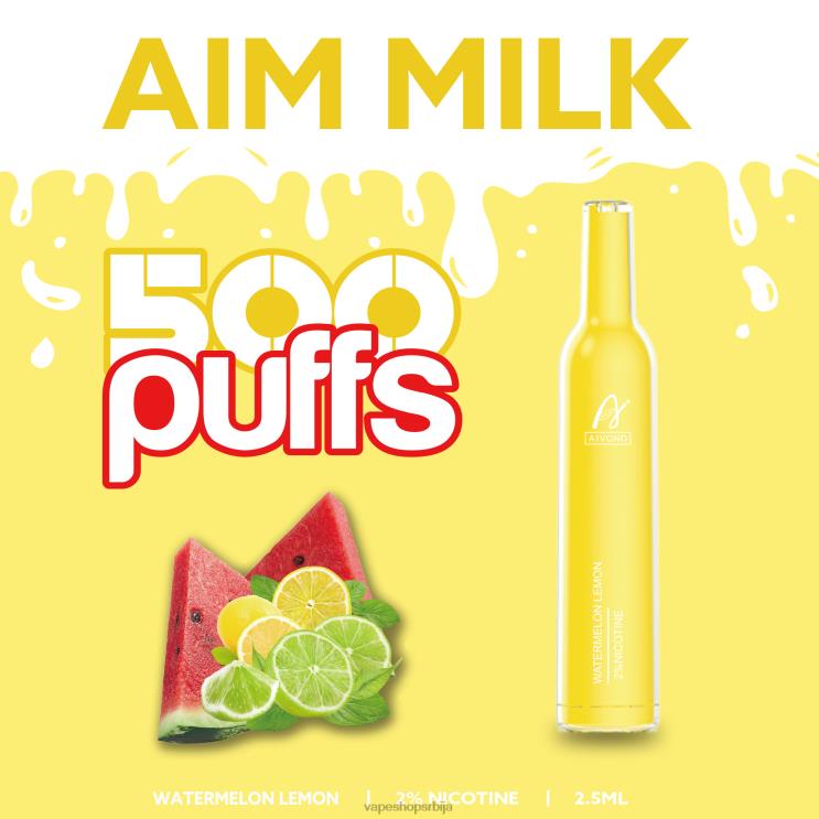 Aivono AIM MILK 500 лубеница лимун 008DX270 - Vape Pen