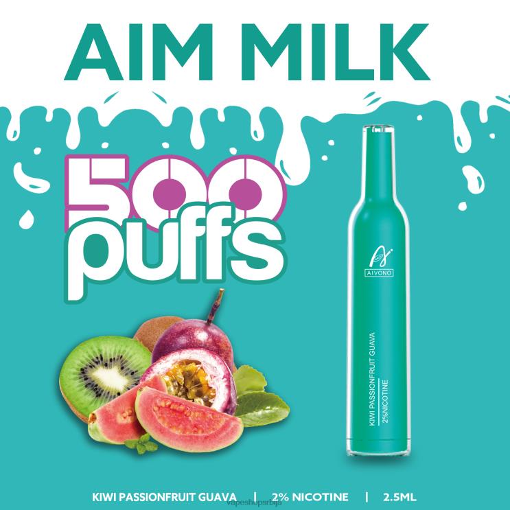 Aivono AIM MILK 500 киви маракује гуава 008DX272 - Salt Vape Srbija