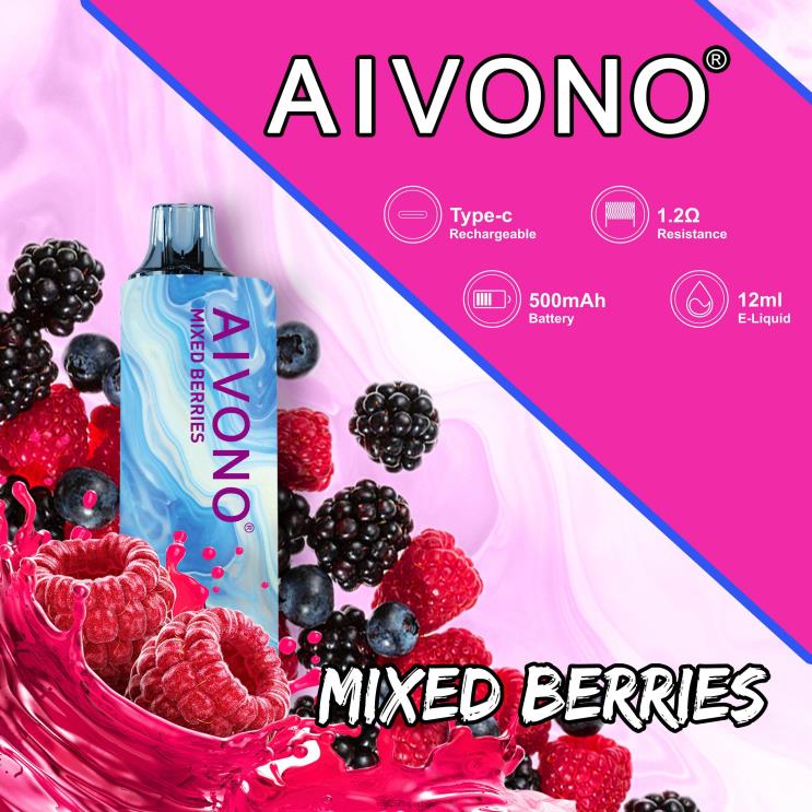 Aivono AIM GUN 7000 мешане бобице 008DX111 - Vape Srbija