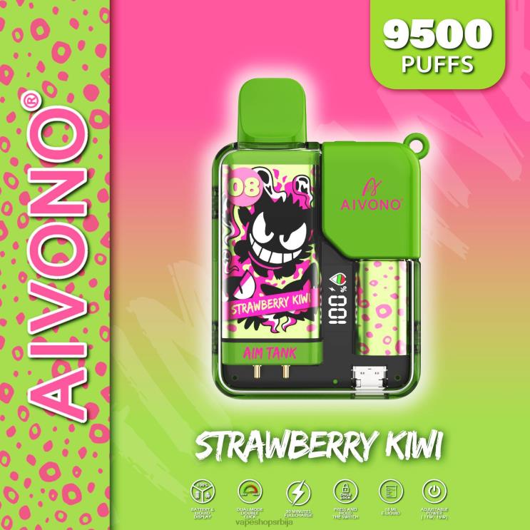 Aivono AIM TANK 9500 киви од јагоде 008DX47 - Salt Vape Srbija