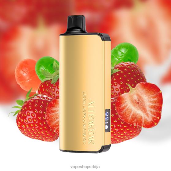 Alibarbar Ingot 9000 вапе за једнократну употребу цхупа цхупс јагода 04XTR17 - Salt Vape Srbija
