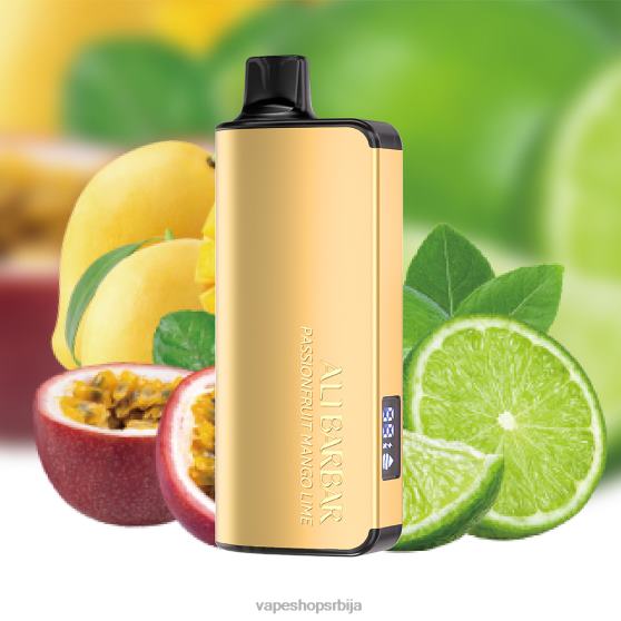 Alibarbar Ingot 9000 вапе за једнократну употребу маракуја манго лимета 04XTR22 - Salt Vape Srbija