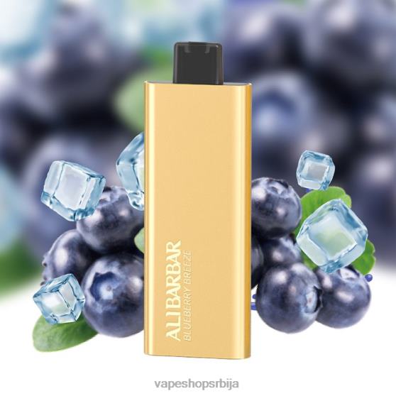 Alibarbar Pandora 7000 вапе за једнократну употребу поветарац од боровнице 04XTR51 - Vape Srbija