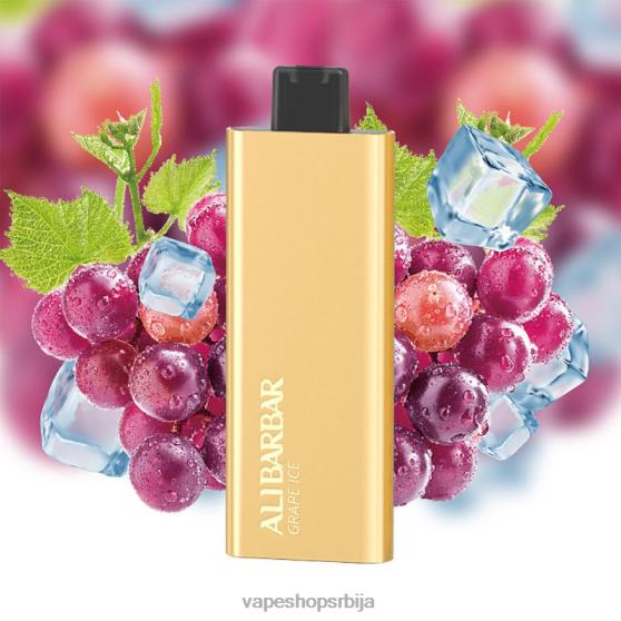Alibarbar Pandora 7000 вапе за једнократну употребу грожђани лед 04XTR56 - Vape Srbija