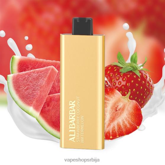 Alibarbar Pandora 7000 вапе за једнократну употребу јагода кокос лубеница 04XTR62 - Salt Vape Srbija