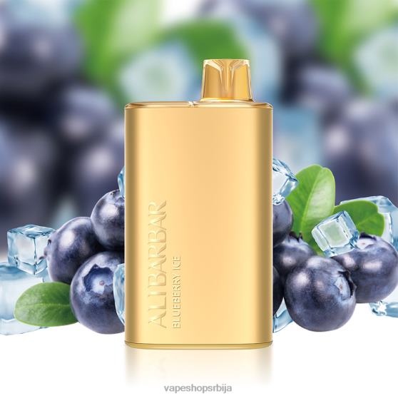 Alibarbar Rich 8000 вапе за једнократну употребу јагода хубба бубба 04XTR12 - Salt Vape Srbija