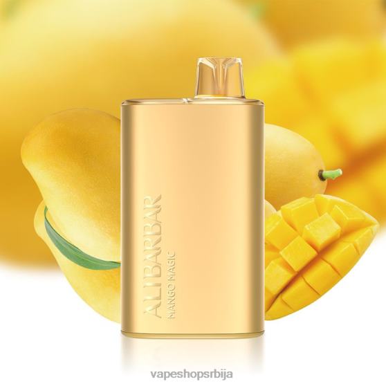 Alibarbar Rich 8000 вапе за једнократну употребу манго магија 04XTR7 - Salt Vape Srbija