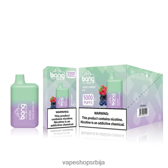 Bang Box бц5000 за једнократну употребу R66X6887 - Salt Vape Srbija