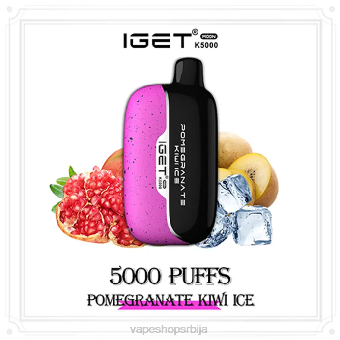 IGET Moon к5000 нар киви лед H4NR17 - Salt Vape Srbija