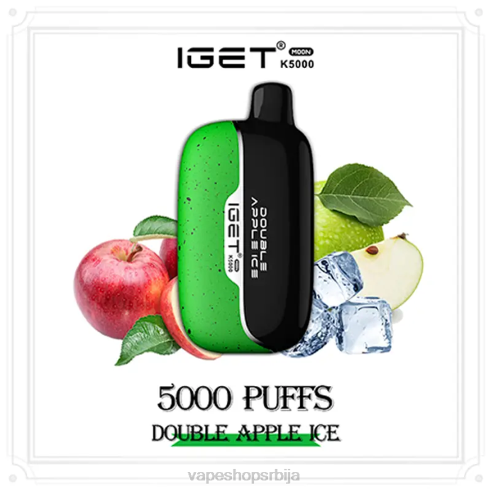 IGET Moon к5000 дупли лед од јабуке H4NR19 - Vape Shop Beograd