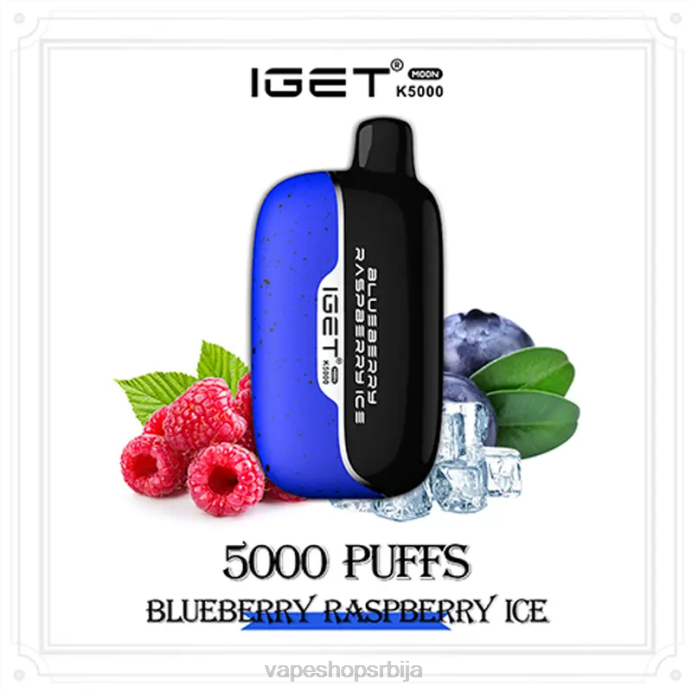 IGET Moon к5000 боровница малина лед H4NR3 - Vape Bez Nikotina