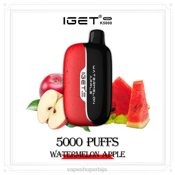 IGET Moon к5000 јабука од лубенице H4NR6 - Vape Srbija