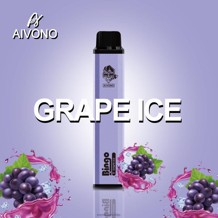 Aivono AIM BINGO 4000 грожђани лед 008DX142 - Salt Vape Srbija