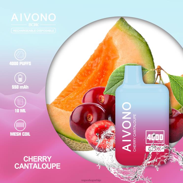 Aivono AIM BOXX 4000 трешња диња 008DX223 - Vape Bez Nikotina
