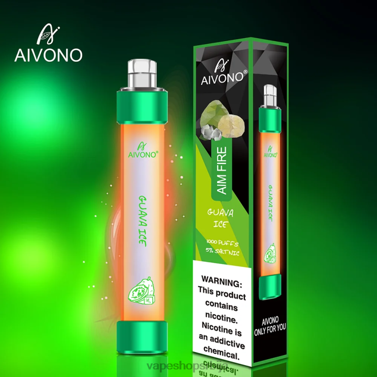 Aivono AIM FIRE 1000 гуава лед 008DX330 - Vape Pen