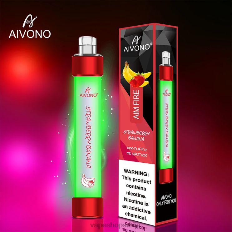 Aivono AIM FIRE 1000 јагода банана 008DX332 - Salt Vape Srbija