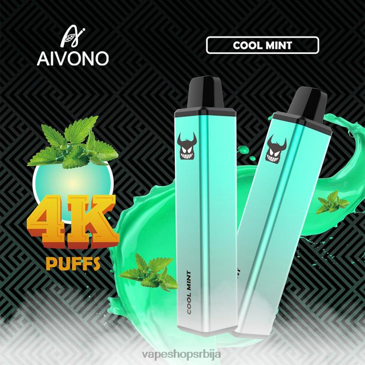 Aivono AIM FREAK 4000 цоол минт 008DX254 - Vape Shop Beograd