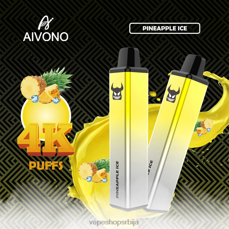 Aivono AIM FREAK 4000 лед од ананаса 008DX255 - Vape Pen