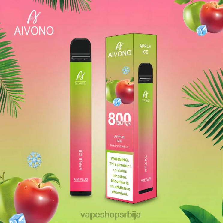 Aivono AIM PLUS 800 лед од јабуке 008DX170 - Vape Pen