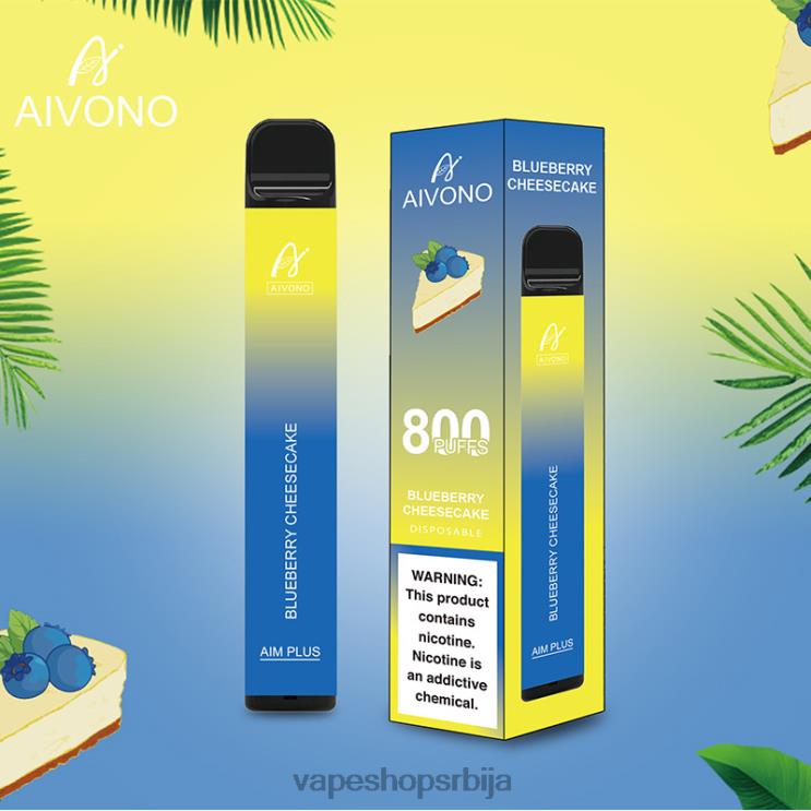 Aivono AIM PLUS 800 колач од боровнице 008DX174 - Vape Shop Beograd