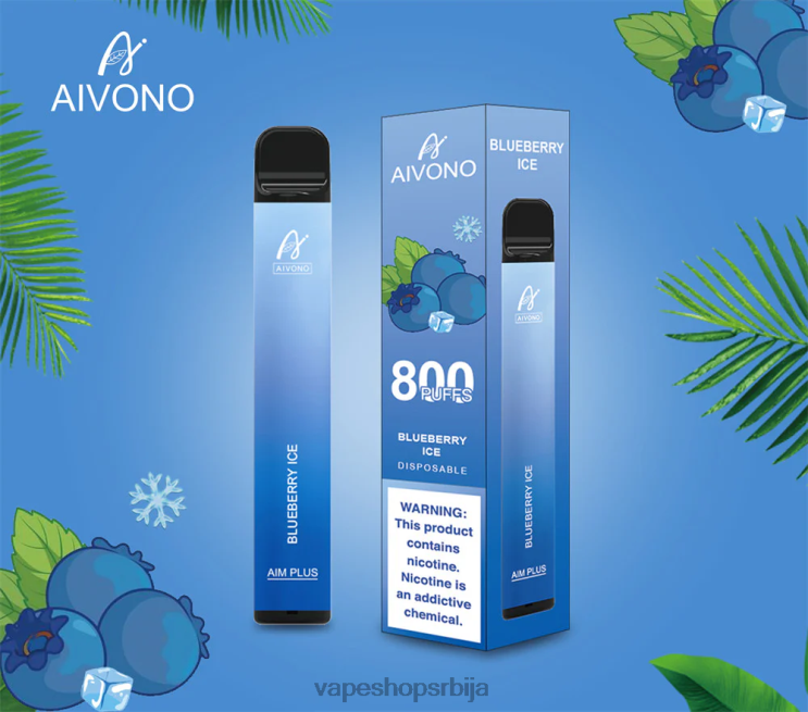 Aivono AIM PLUS 800 лед од боровнице 008DX175 - Vape Pen