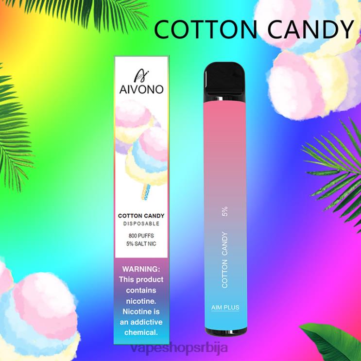 Aivono AIM PLUS 800 шећерна вата 008DX178 - Vape Bez Nikotina