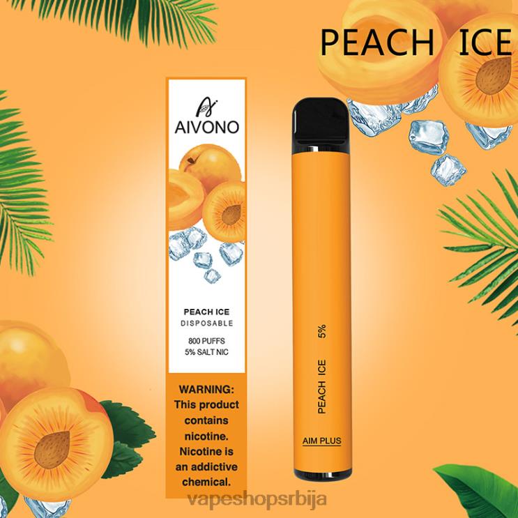 Aivono AIM PLUS 800 бресква леда 008DX190 - Vape Pen