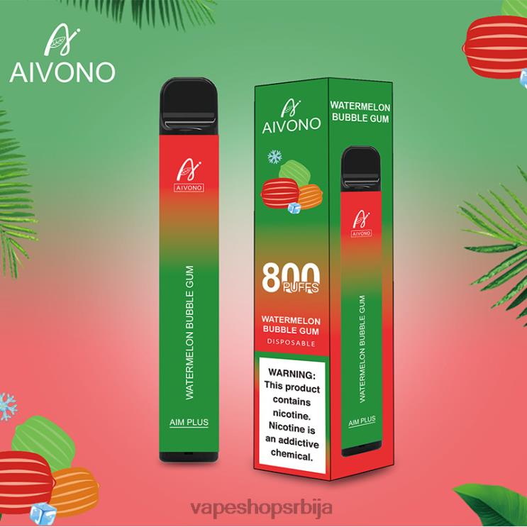 Aivono AIM PLUS 800 жвакаће гуме од лубенице 008DX198 - Vape Bez Nikotina