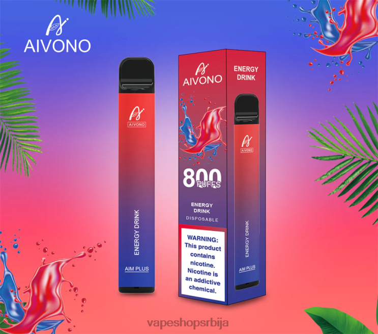 Aivono AIM PLUS 800 енергетско пиће 008DX201 - Vape Srbija