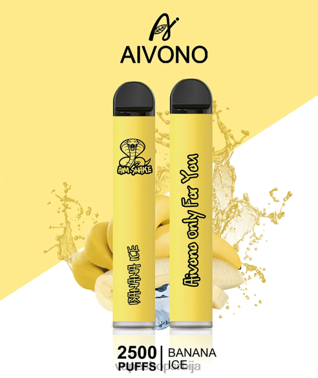 Aivono AIM SNAKE 2500 лед од банане 008DX298 - Vape Bez Nikotina