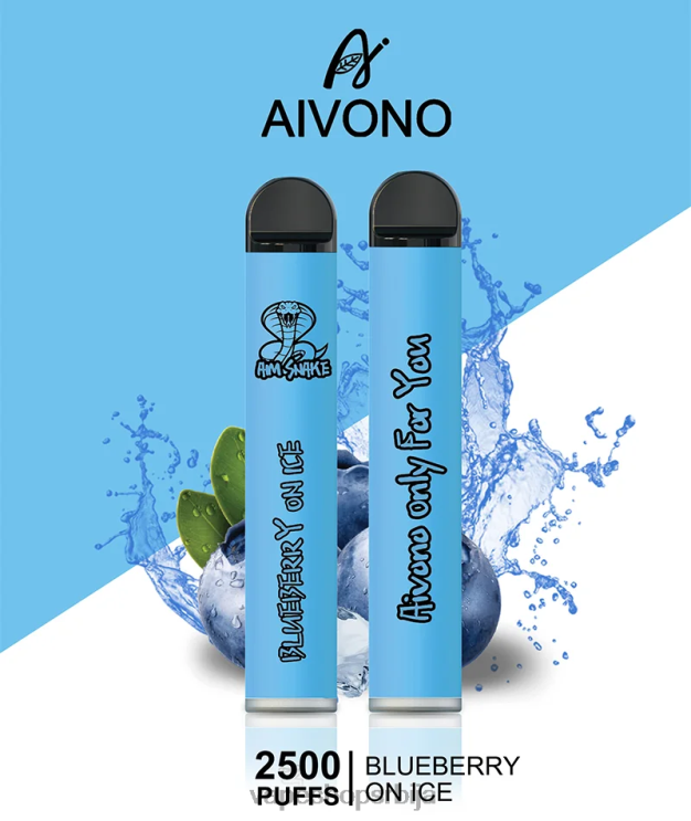 Aivono AIM SNAKE 2500 боровница на леду 008DX299 - Vape Shop Beograd