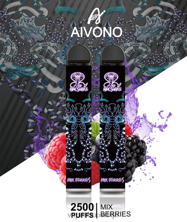 Aivono AIM SNAKE 2500 мешати бобице 008DX312 - Salt Vape Srbija
